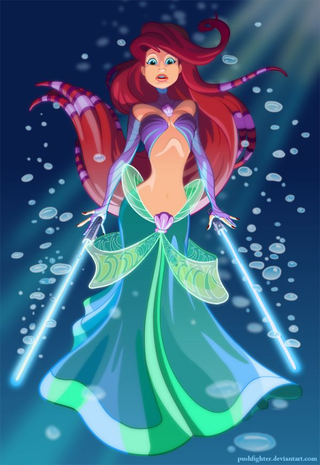Illustration for article titled Disney Princesses make for some pretty intimidating Sith Lords
